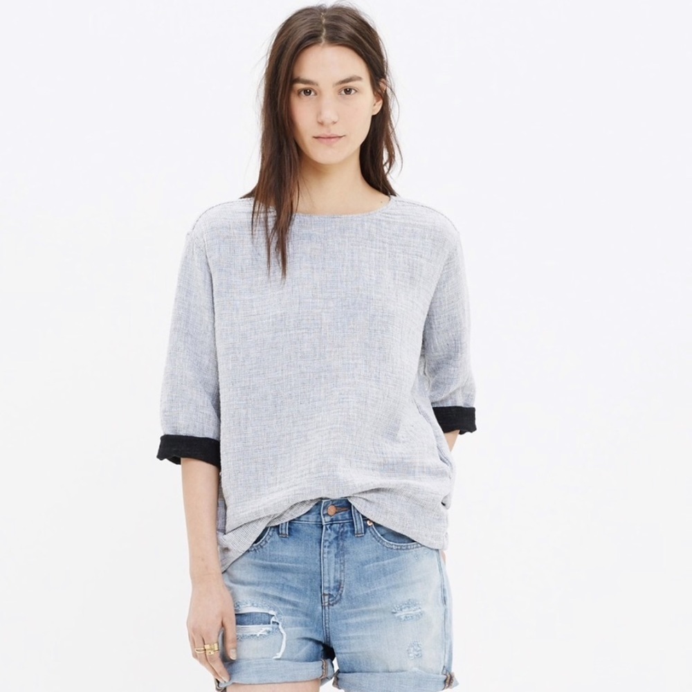 Madewell- Double- Faced Side Pocket Top- XS